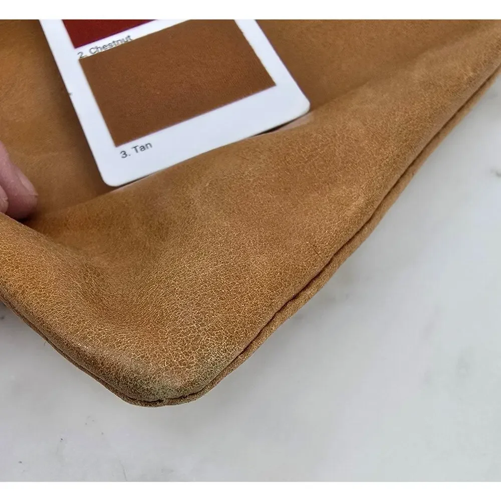 Vintage Y2K HOBO International Tan‎ Leather Shoulder Bag